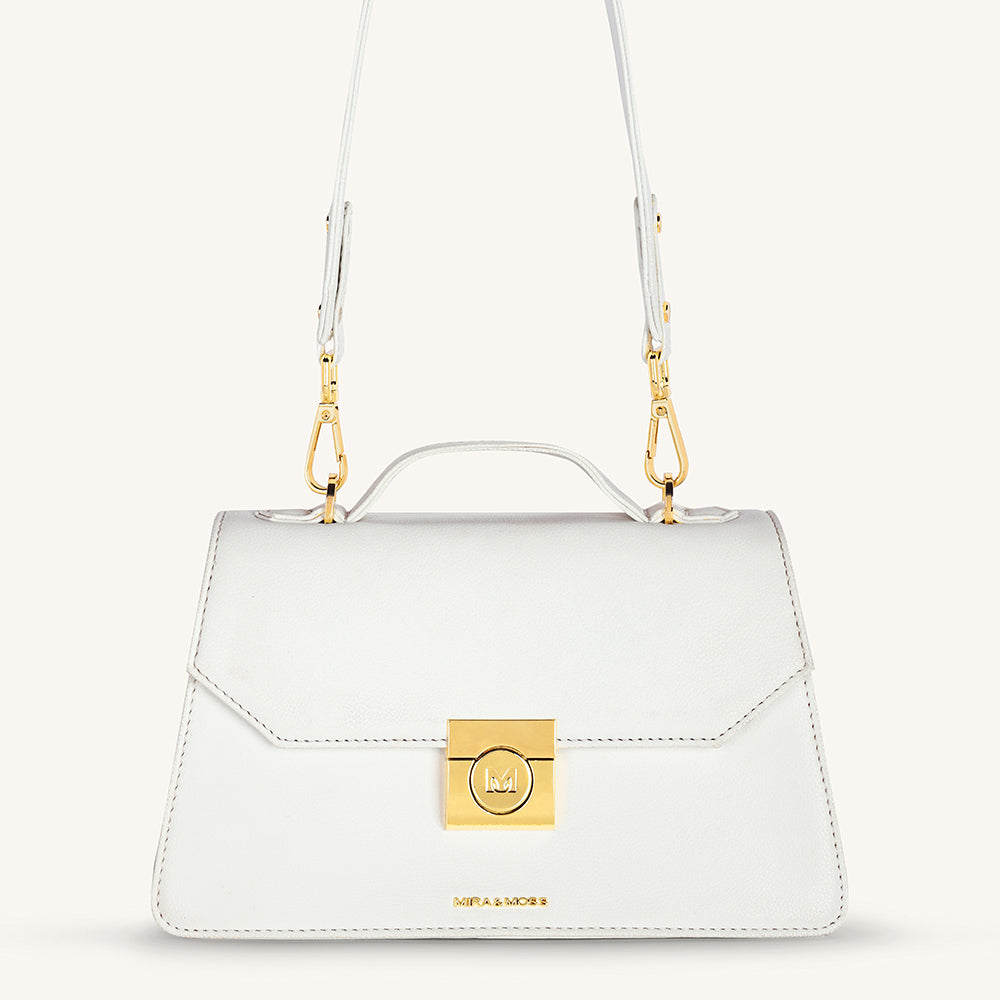 Mira & Moss Novelle Shoulder Bag - Ivory - Myra USA