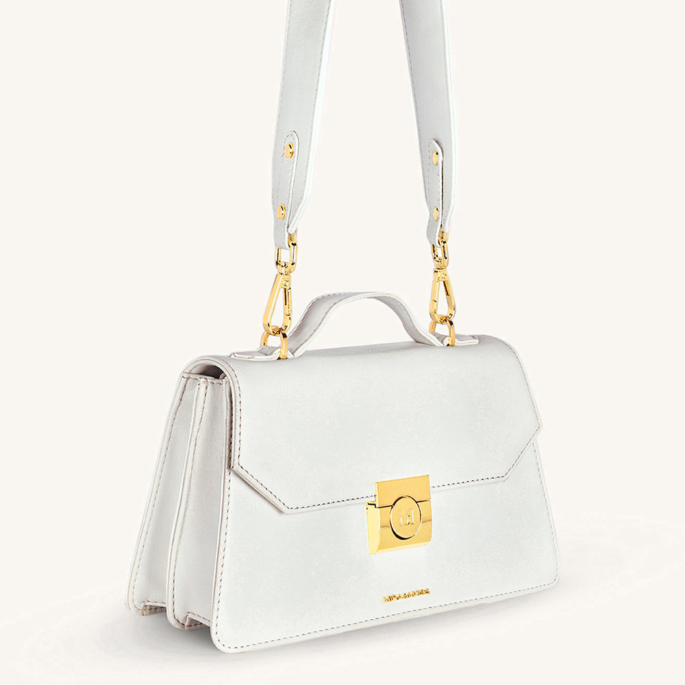 Mira & Moss Novelle Shoulder Bag - Ivory - Myra USA