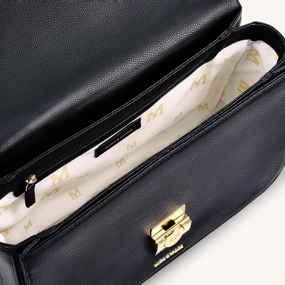 Mira & Moss Ravenne Shoulder Bag - Black - Myra USA
