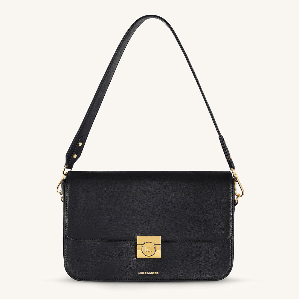 Mira & Moss Ravenne Shoulder Bag - Black - Myra USA