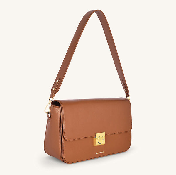 Mira & Moss Ravenne Shoulder Bag - Tan - Myra USA