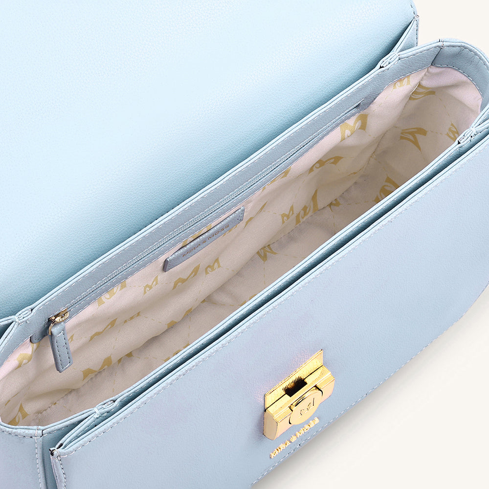 Mira & Moss Ravenne Shoulder Bag - Ice Blue - Myra USA