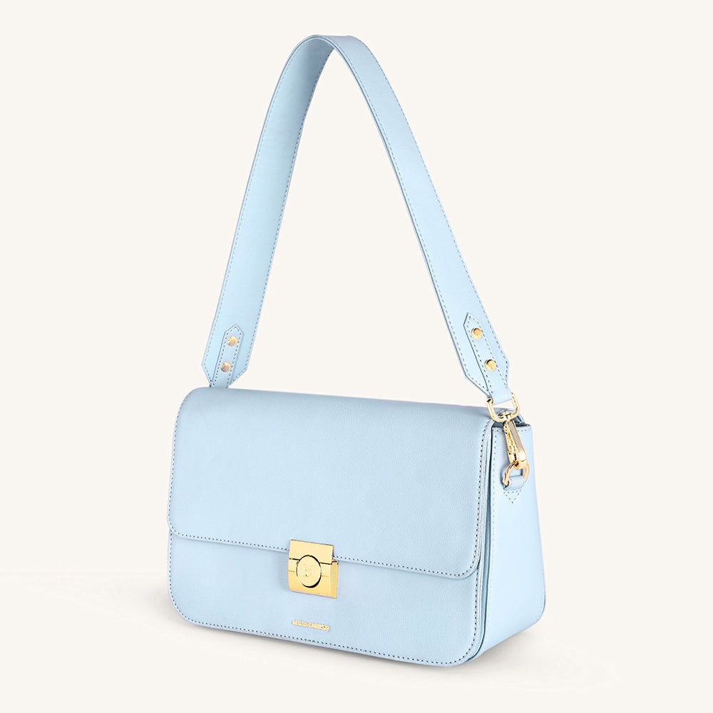 Mira & Moss Ravenne Shoulder Bag - Ice Blue - Myra USA