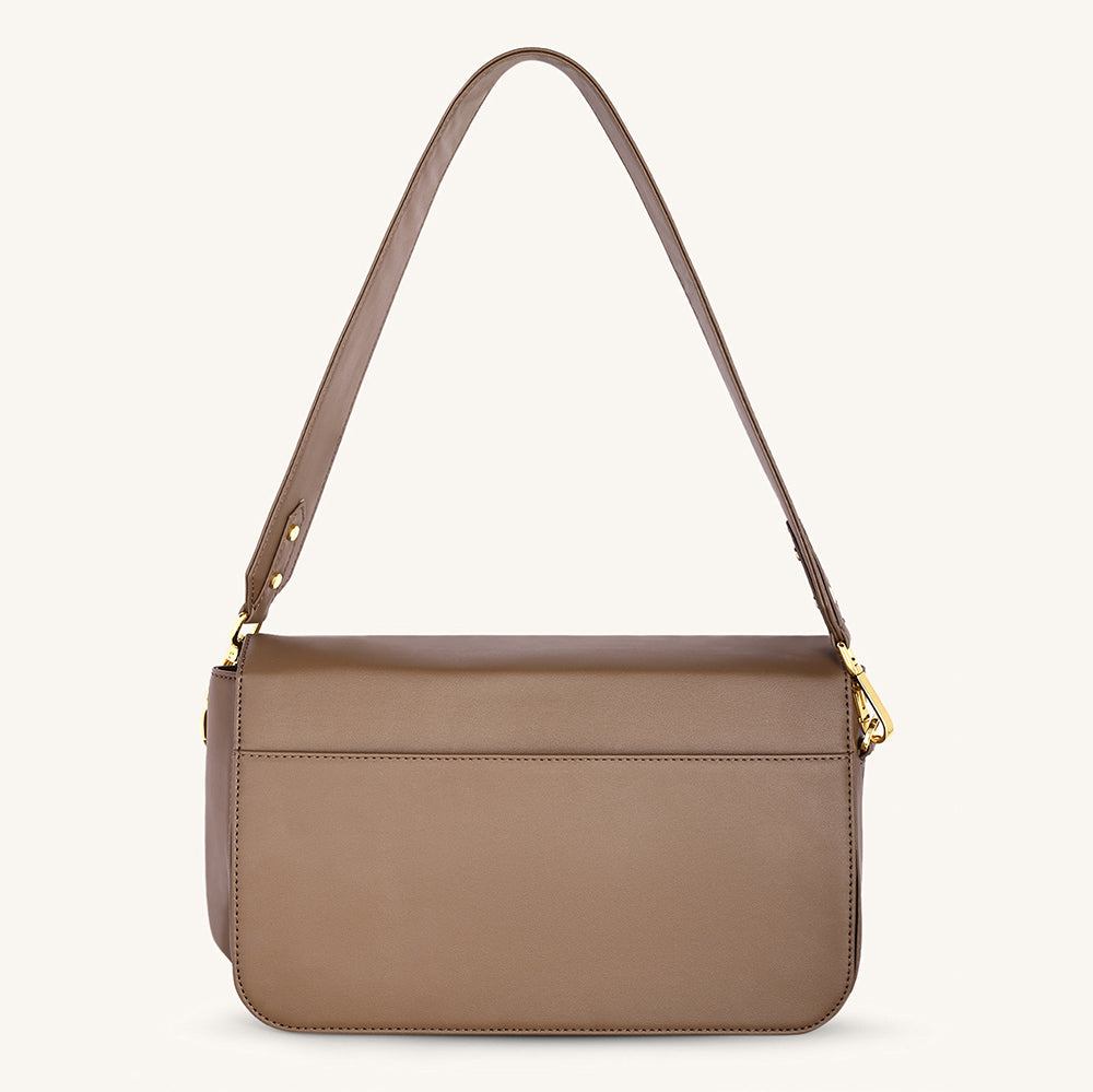 Mira & Moss Ravenne Shoulder Bag - Chocolate Latte - Myra USA