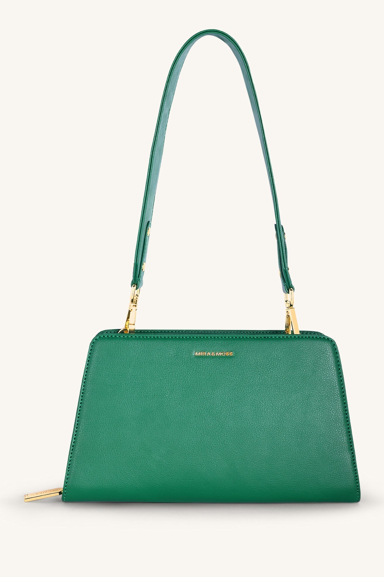 Mira & Moss Solenne Shoulder Bag - Malachite Green - Myra USA