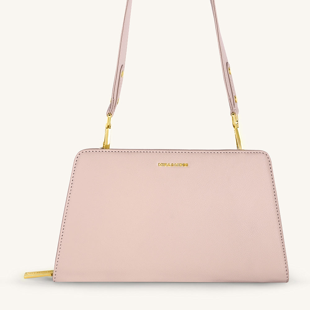 Mira & Moss Solenne Shoulder Bag - Transcendent Pink - Myra USA