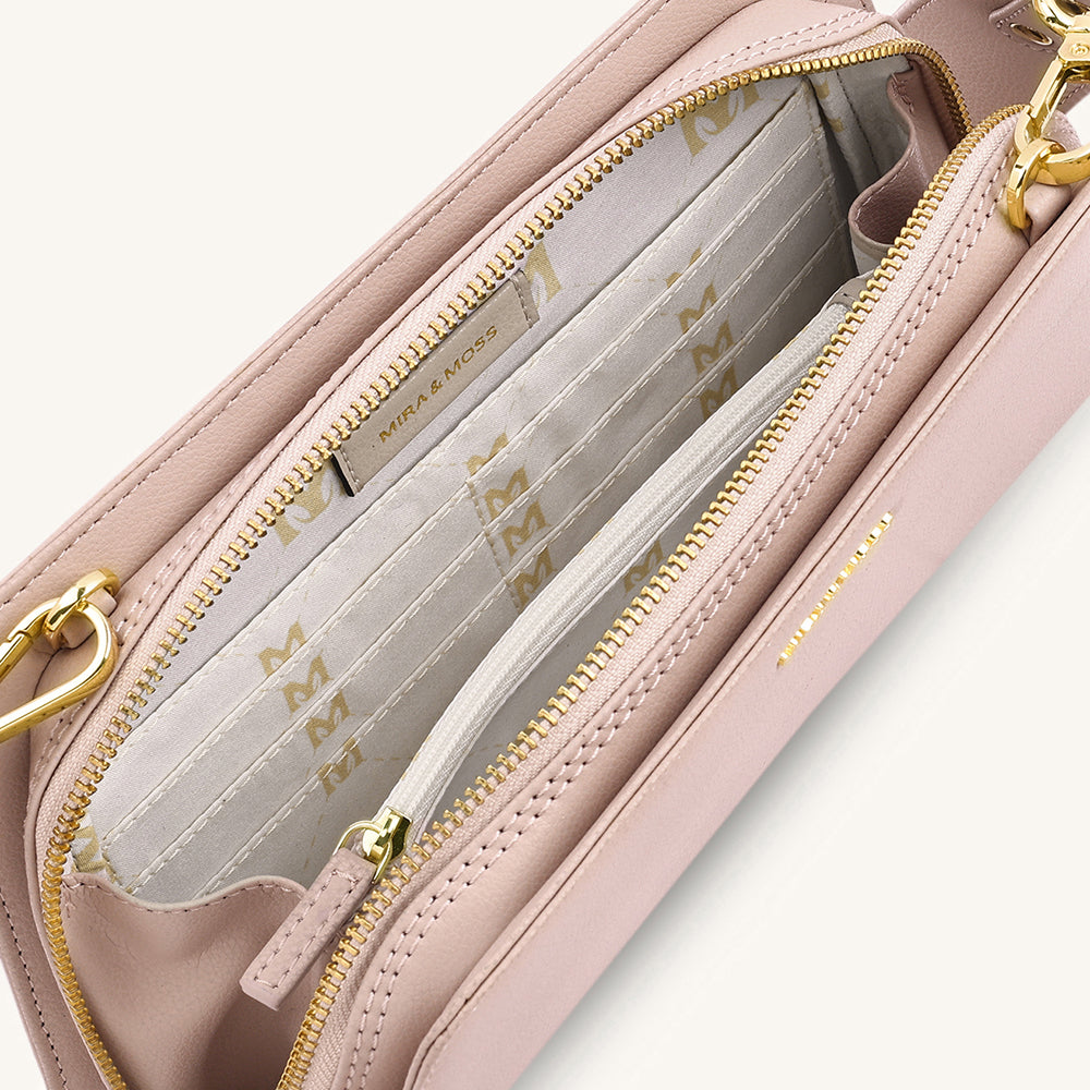 Mira & Moss Solenne Shoulder Bag - Transcendent Pink - Myra USA