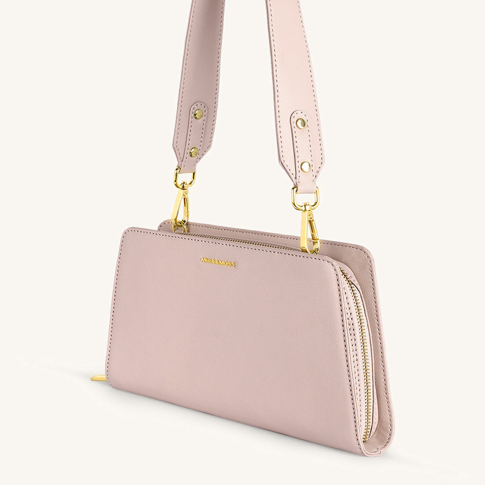 Mira & Moss Solenne Shoulder Bag - Transcendent Pink - Myra USA