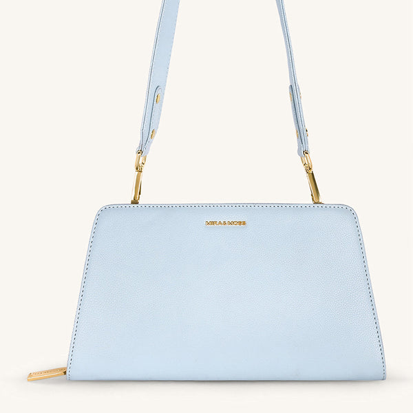 Mira & Moss Solenne Shoulder Bag - Ice Blue - Myra USA