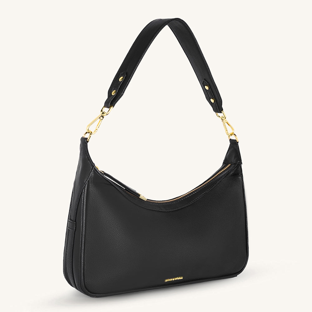 Mira & Moss Celeste Shoulder Bag - Black - Myra USA