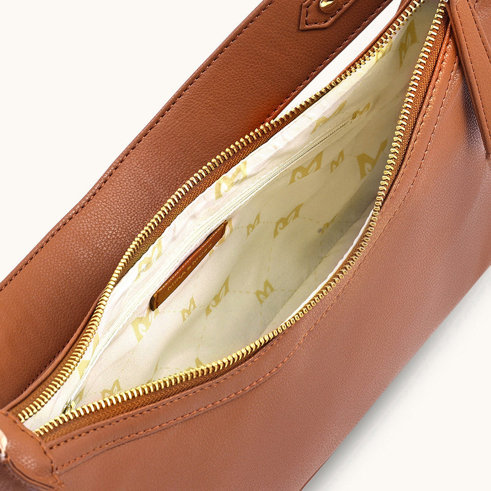 Mira & Moss Celeste Shoulder Bag - Tan - Myra USA