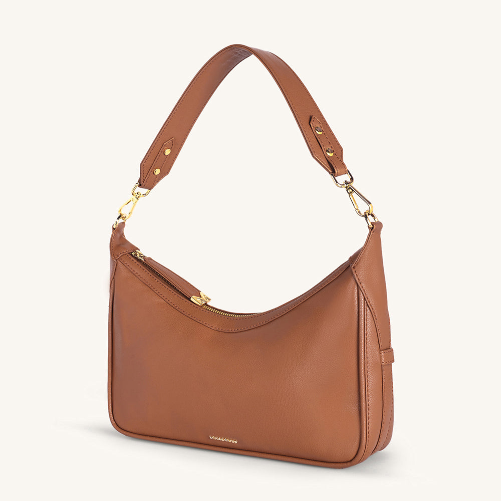Mira & Moss Celeste Shoulder Bag - Tan - Myra USA