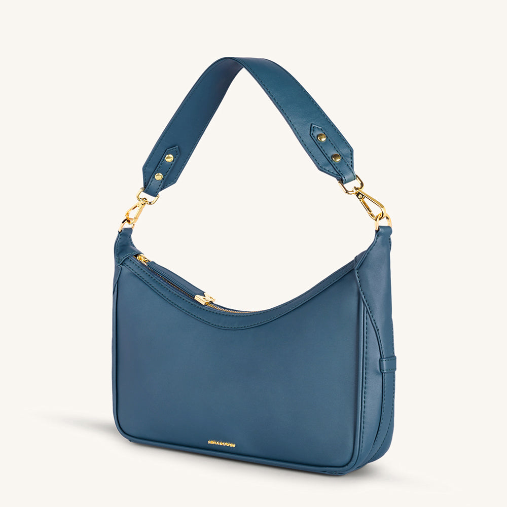 Mira & Moss Celeste Shoulder Bag - Pine Teal - Myra USA
