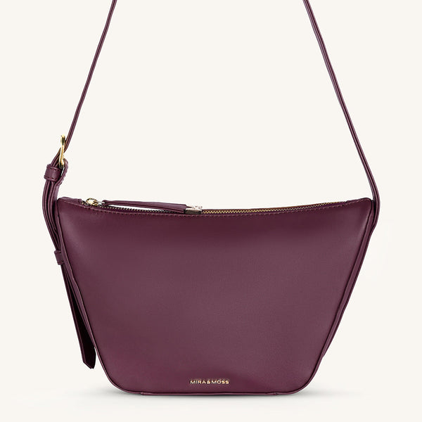 Mira & Moss Marceline Shoulder  Bag - Plum - Myra USA