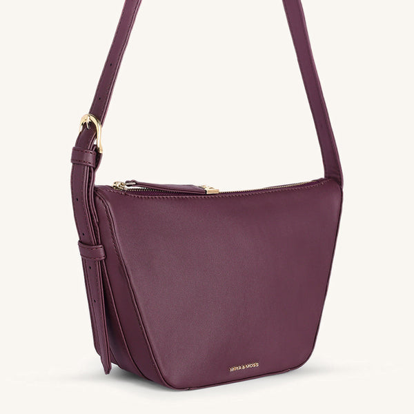 Mira & Moss Marceline Shoulder  Bag - Plum - Myra USA