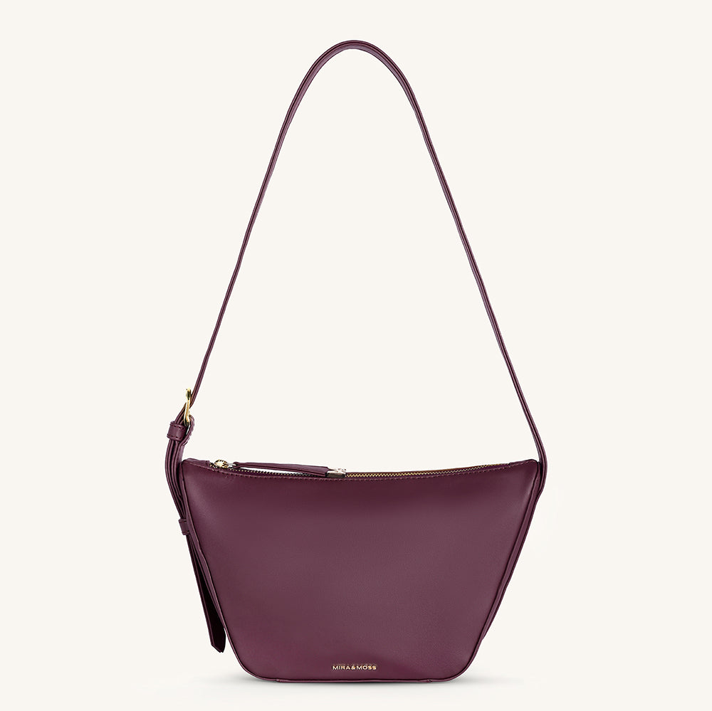 Mira & Moss Marceline Shoulder  Bag - Plum - Myra USA