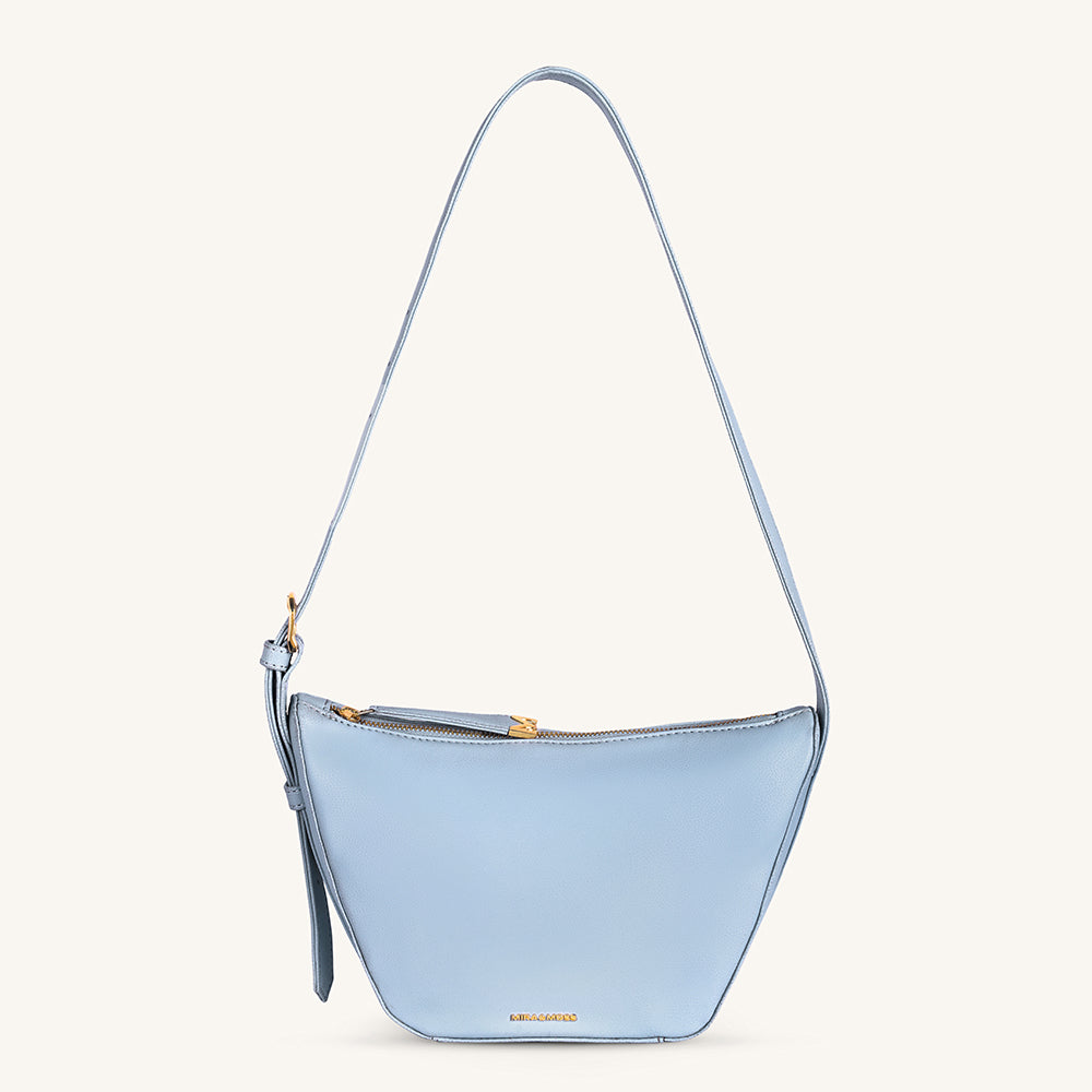Mira & Moss Marceline Shoulder  Bag - Ice Blue - Myra USA