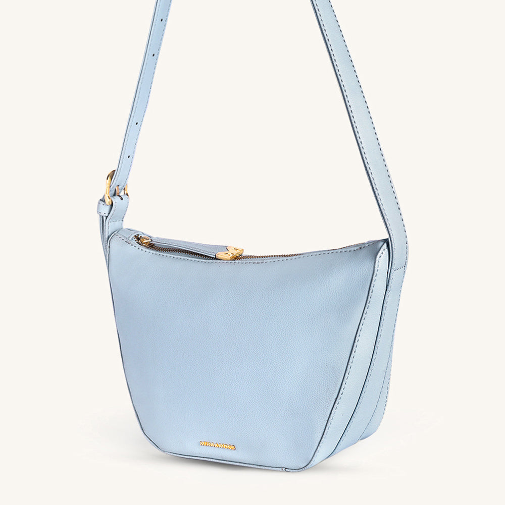 Mira & Moss Marceline Shoulder  Bag - Ice Blue - Myra USA