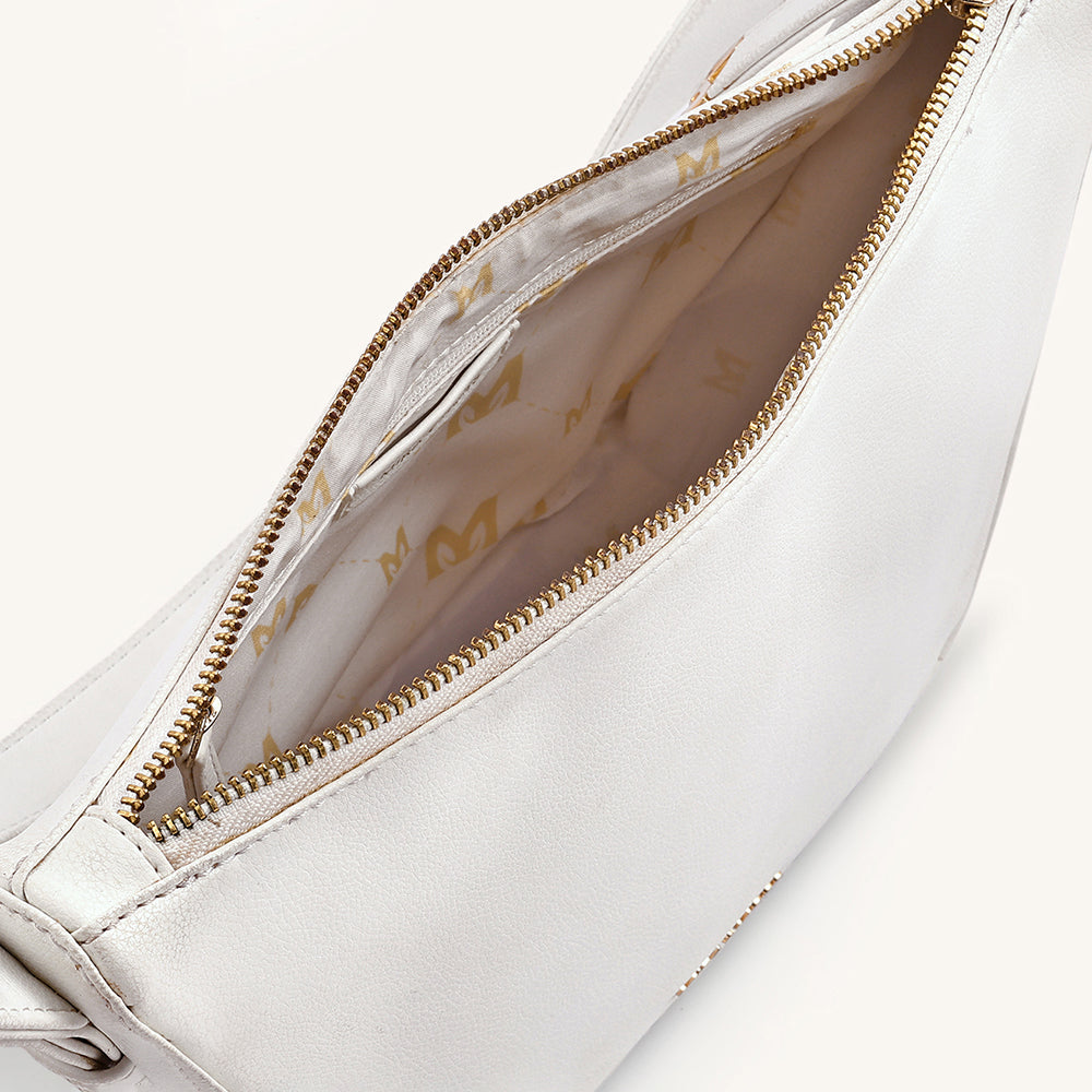 Mira & Moss Marceline Shoulder  Bag - Ivory - Myra USA
