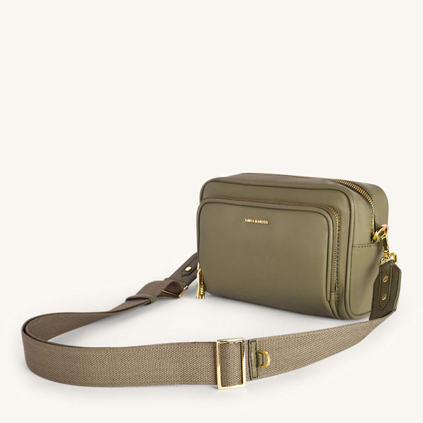 Mira & Moss Lucienne Crossbody Bag - Burnt Olive - Myra USA