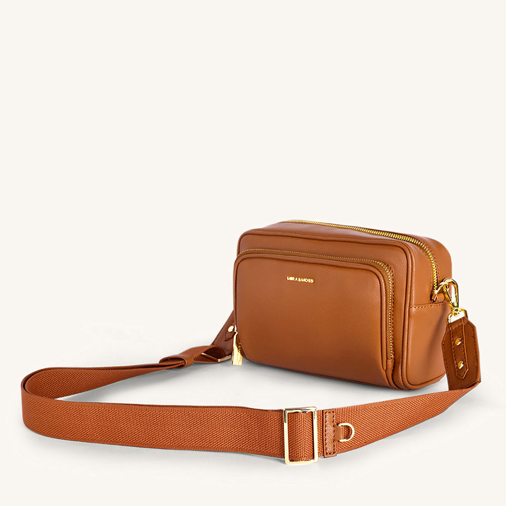 Mira & Moss Lucienne Crossbody Bag - Tan - Myra USA