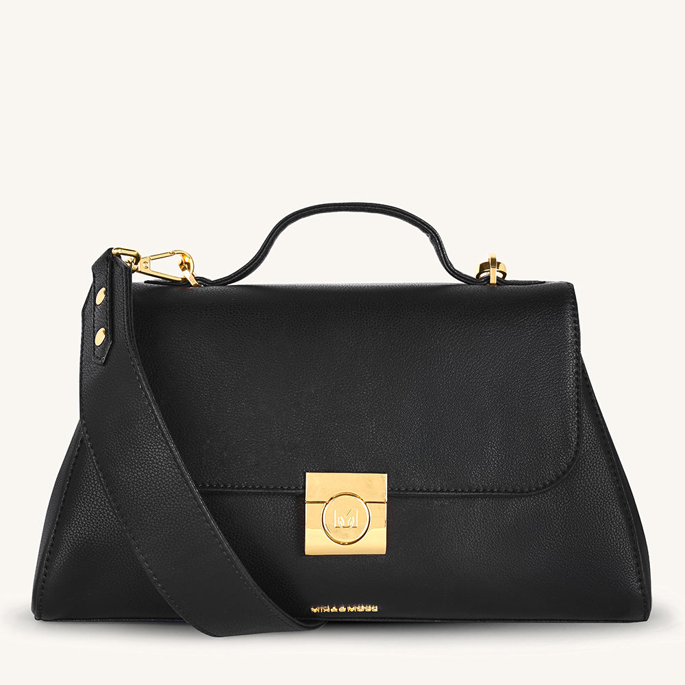Mira & Moss Vivienne Classic Crossbody Bag - Black - Myra USA