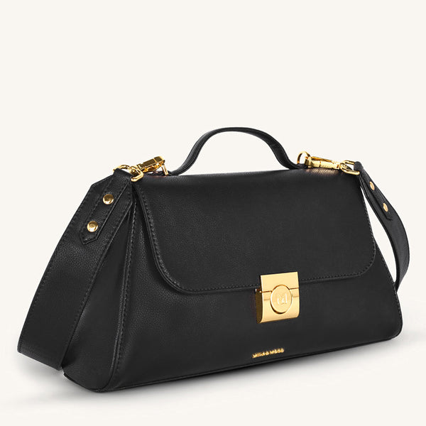 Mira & Moss Vivienne Classic Crossbody Bag - Black - Myra USA