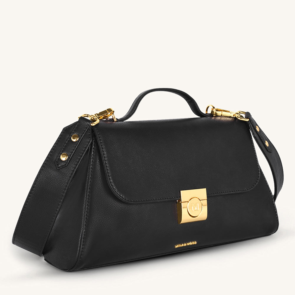 Mira & Moss Vivienne Classic Crossbody Bag - Black - Myra USA