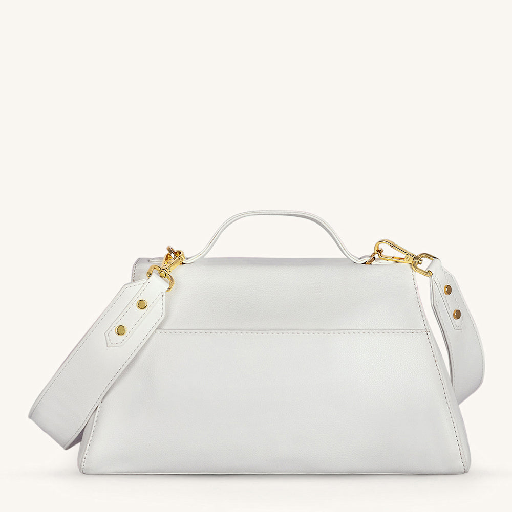 Mira & Moss Vivienne Classic Crossbody Bag - Ivory - Myra USA