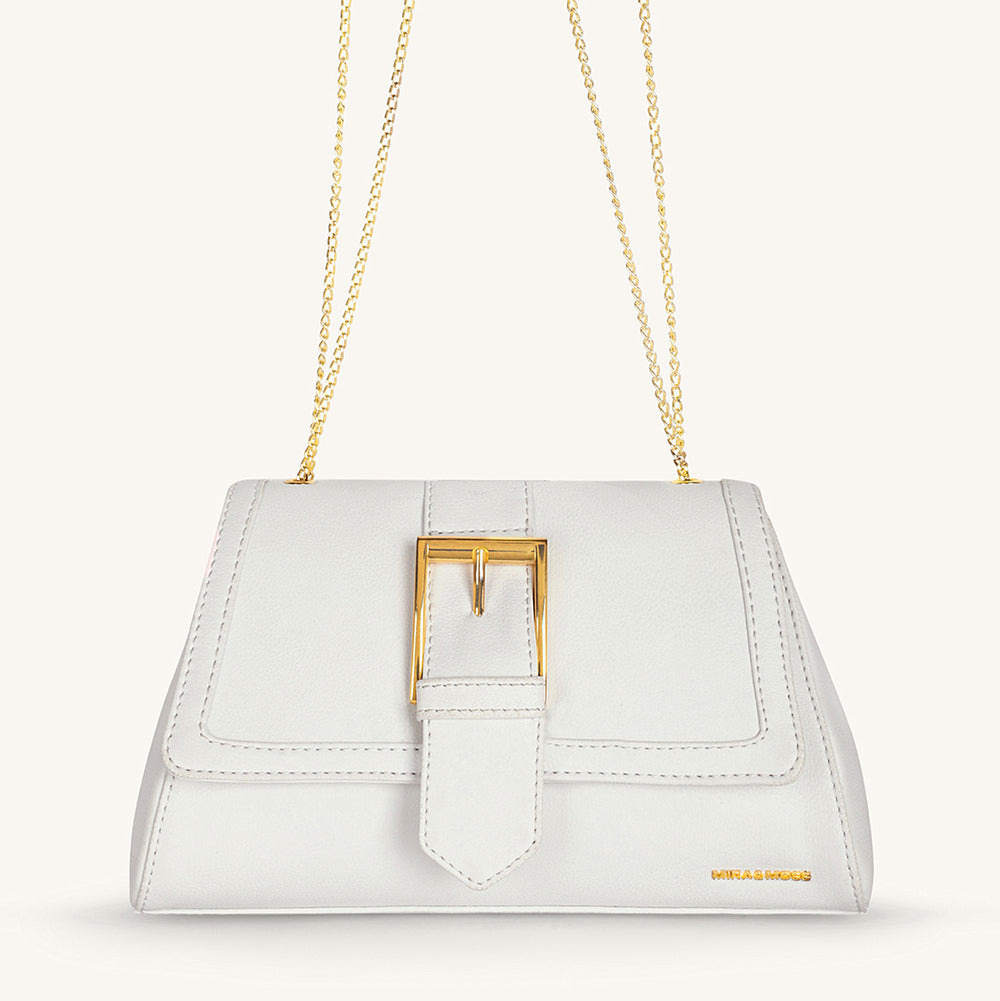 Mira & Moss Adrienne Crossbody Bag - Ivory - Myra USA