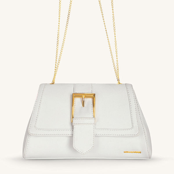 Mira & Moss Adrienne Crossbody Bag - Ivory - Myra USA