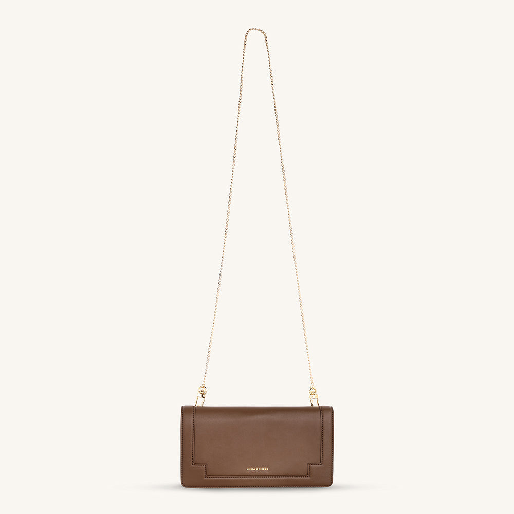 Mira & Moss Delphine Crossbody Bag - Chocolate Latte - Myra USA