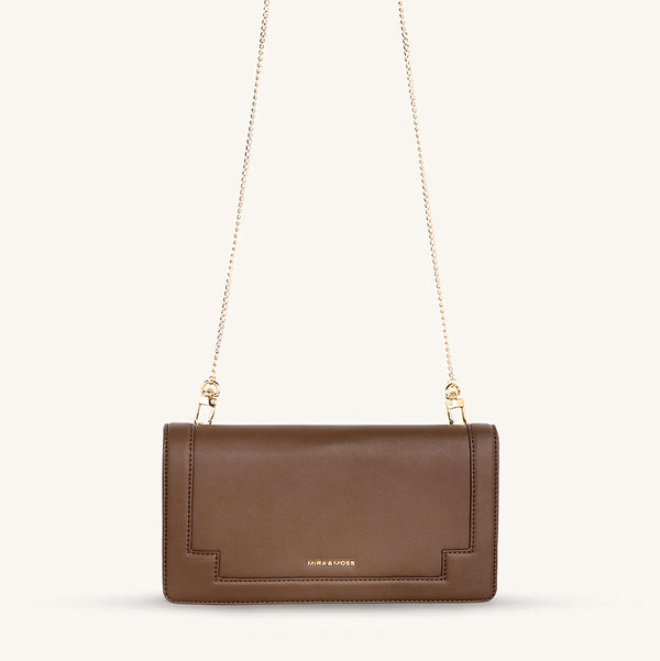 Mira & Moss Delphine Crossbody Bag - Chocolate Latte - Myra USA