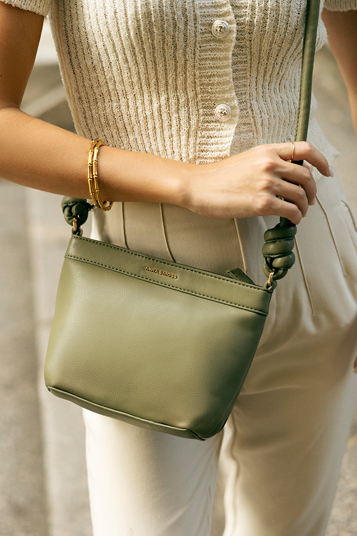 Mira & Moss Emma Crossbody Bag - Burnt Olive - Myra USA