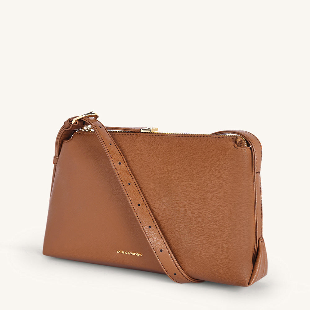Mira & Moss Audrey Crossbody Bag - Tan - Myra USA