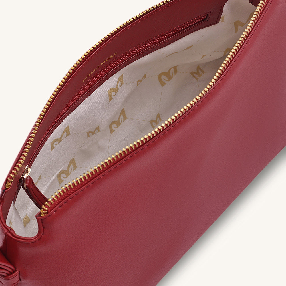 Mira & Moss Audrey Crossbody Bag - Garnet Red - Myra USA