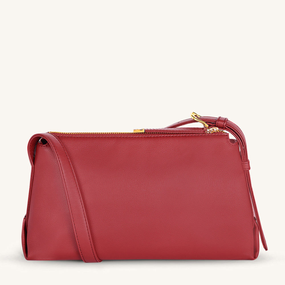 Mira & Moss Audrey Crossbody Bag - Garnet Red - Myra USA
