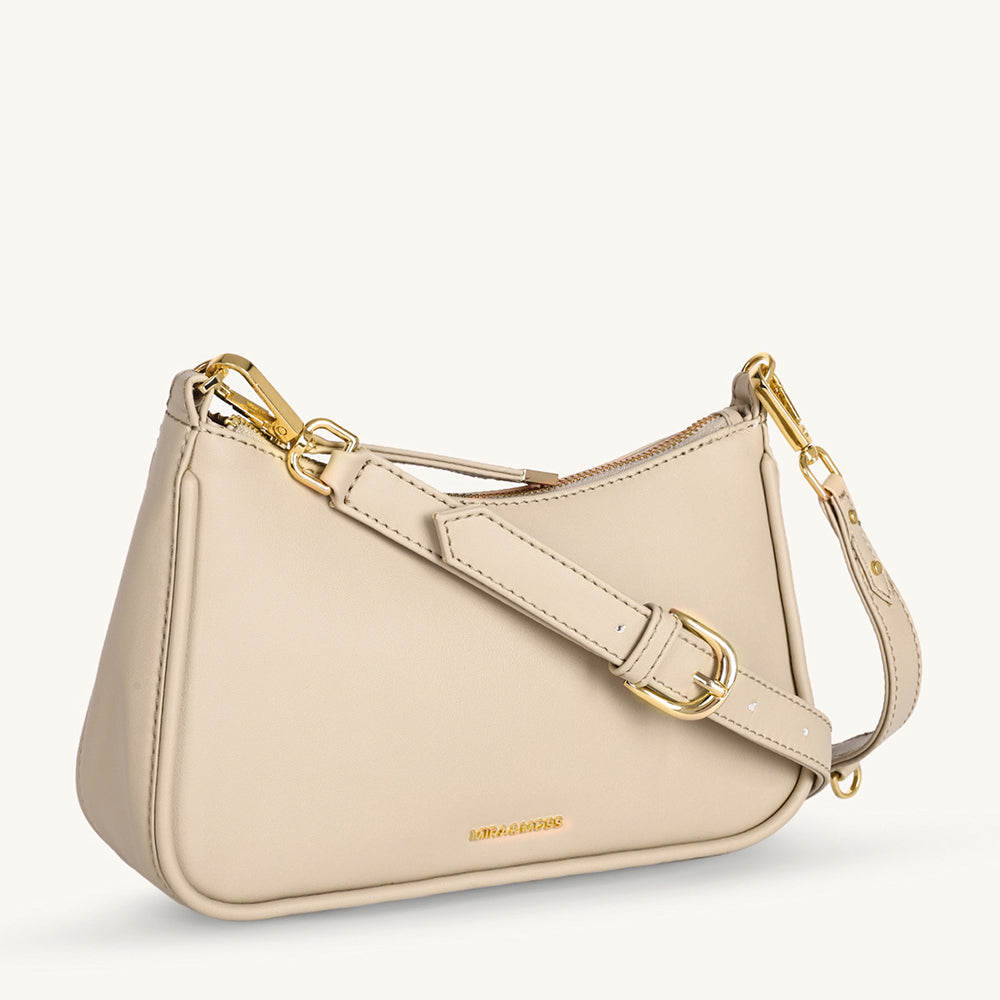 Mira & Moss Madisson Crossbody Bag - Light Taupe - Myra USA