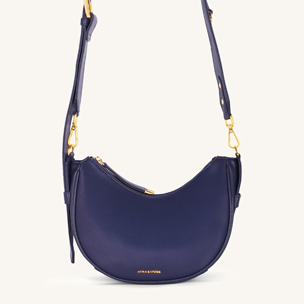 Mira & Moss Sabine Crescent Crossbody Bag - Future Dusk - Myra USA