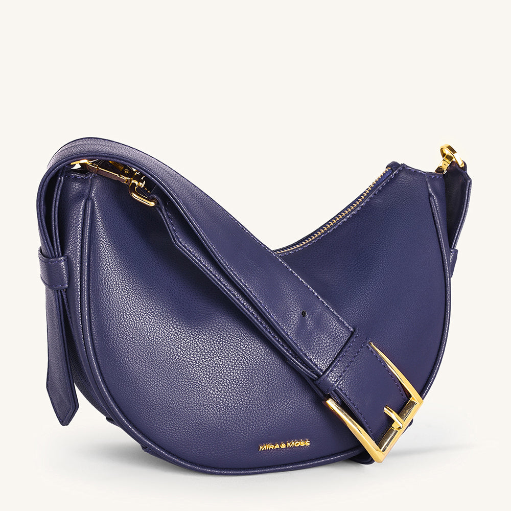 Mira & Moss Sabine Crescent Crossbody Bag - Future Dusk - Myra USA
