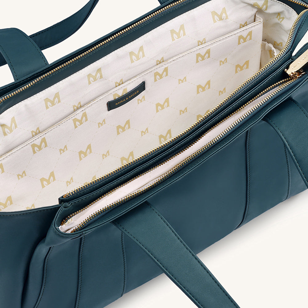 Mira & Moss Victoria Tote Bag - Pine Teal - Myra USA