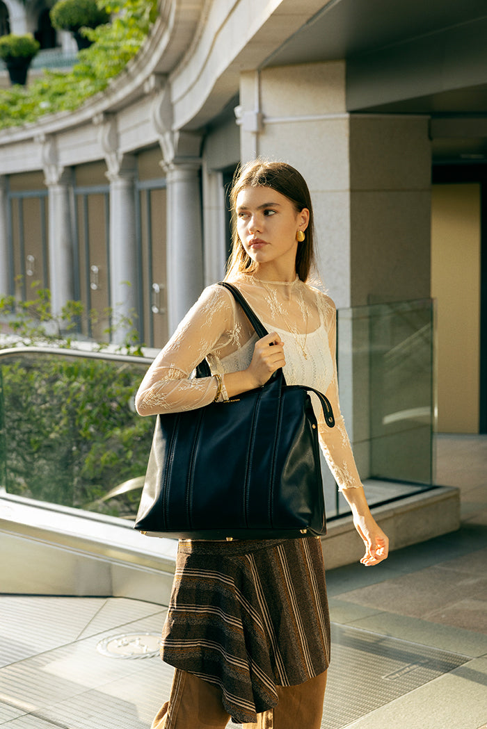 Mira & Moss Laurel Tote Bag - Black - Myra USA