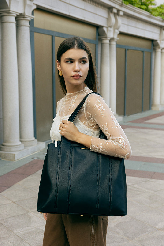 Mira & Moss Laurel Tote Bag - Black - Myra USA