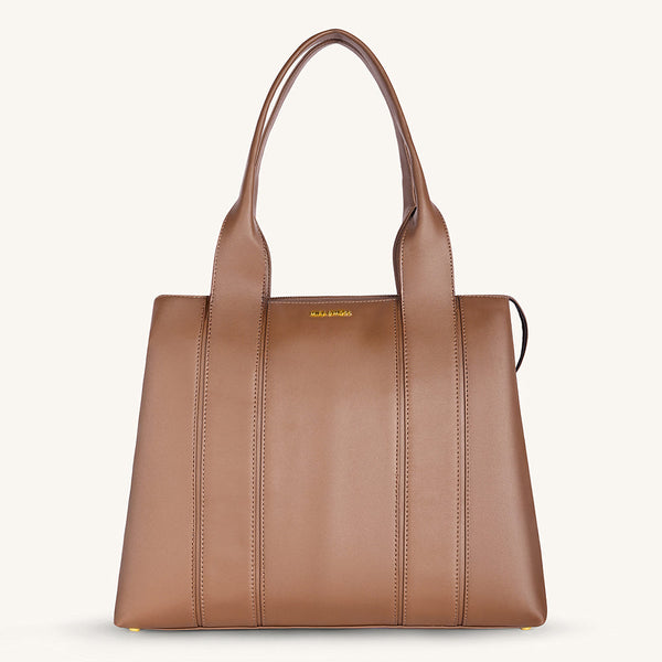 Mira & Moss Laurel Tote Bag - Chocolate Latte - Myra USA