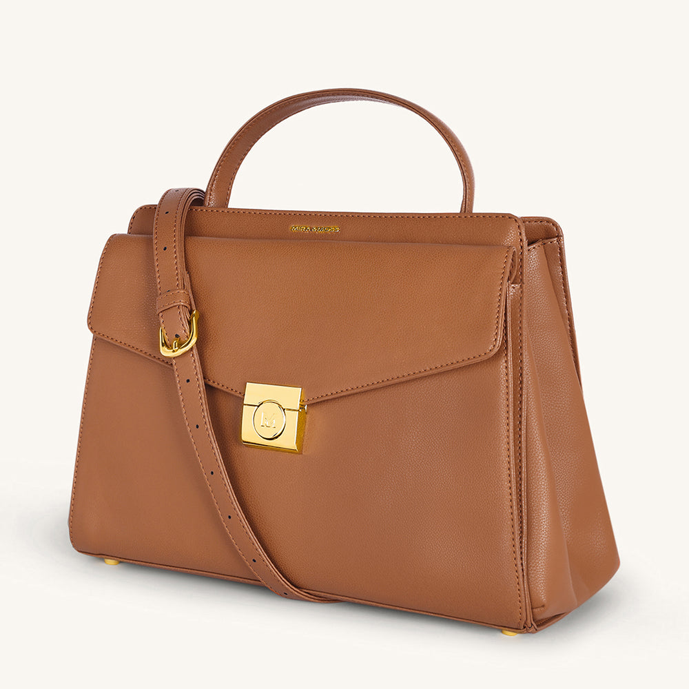 Mira & Moss Beverly Crossbody Bag - Tan - Myra USA