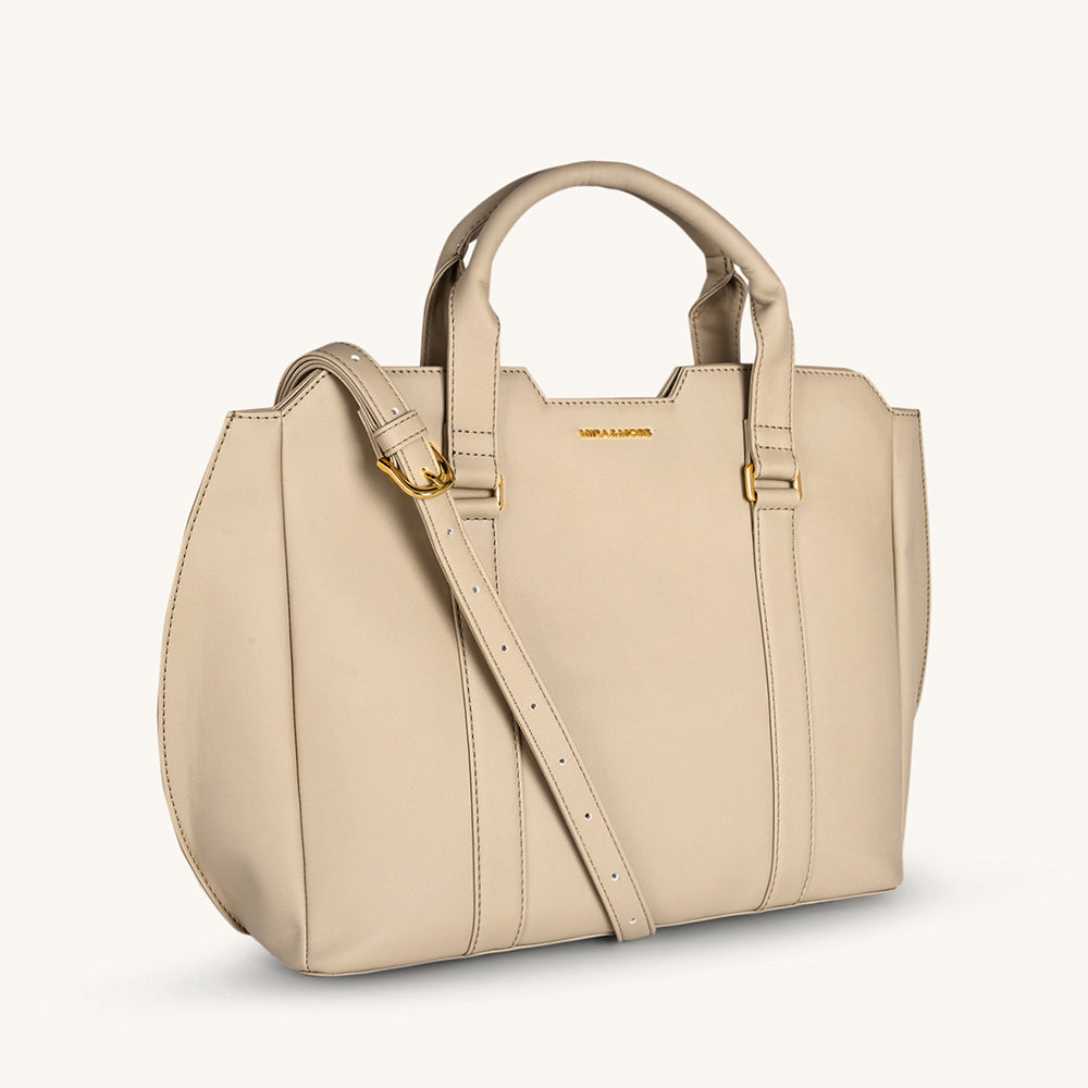 Mira & Moss Sabine Crossbody Bag - Light Taupe - Myra USA
