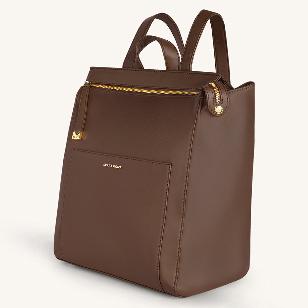 Mira & Moss Phoenix Backpack - Chocolate Latte - Myra USA