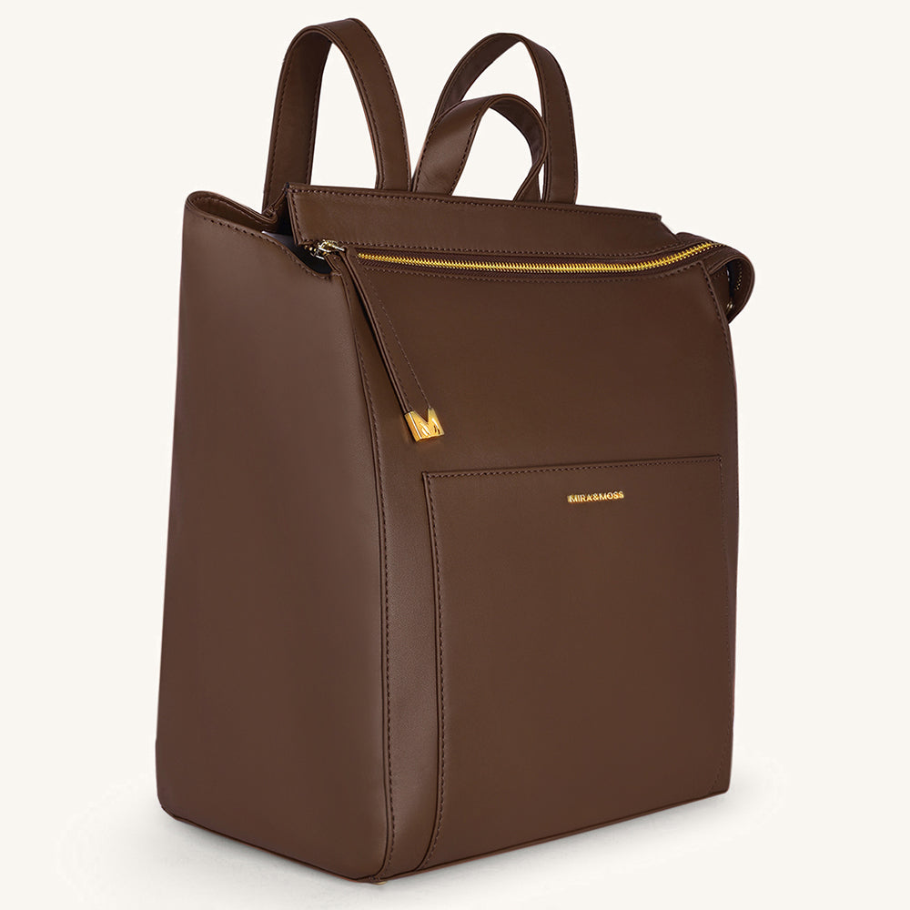 Mira & Moss Phoenix Backpack - Chocolate Latte - Myra USA
