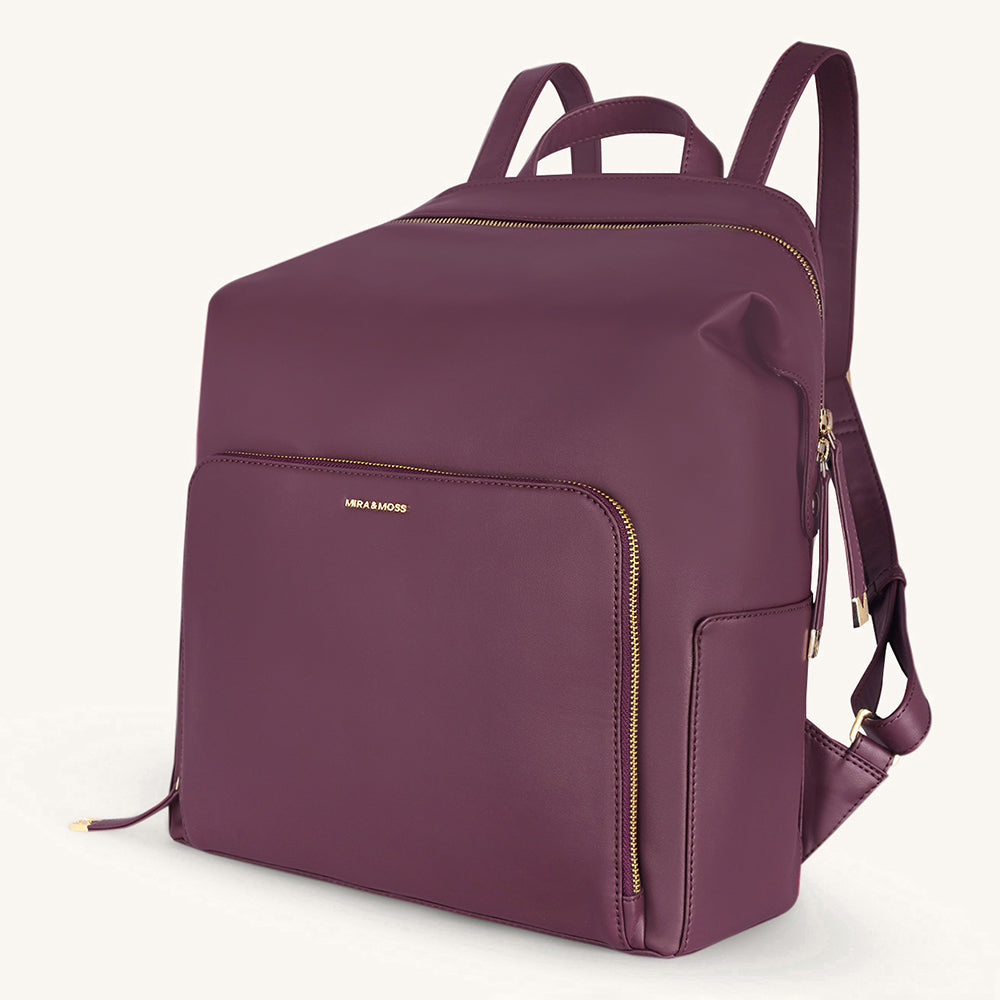 Mira & Moss Harper Backpack - Plum - Myra USA