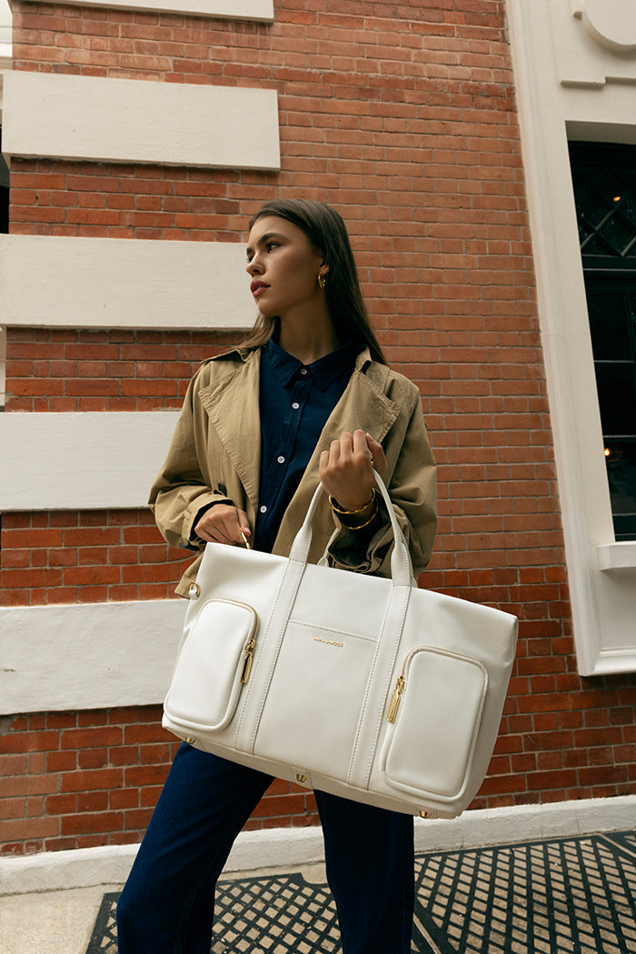 Mira & Moss Mova Duffel - Ivory - Myra USA